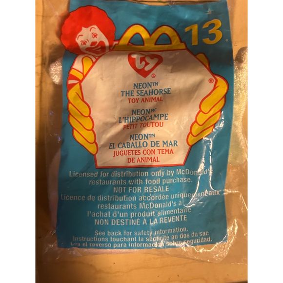 Neon Seahorse 1999 Unopened Package "RARE" - Picture 2 of 2